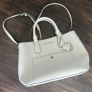 White Michael Kors purse